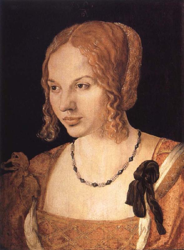 Albrecht Durer Portrait of a young Ventian Lady oil painting image